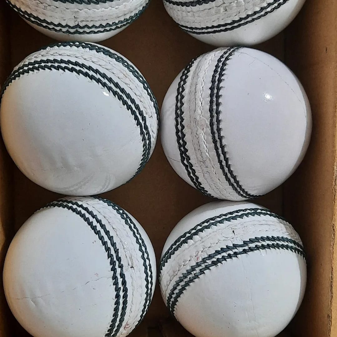 Shrinika Match Pro – 40 Over Leather Ball - Set of 6 Pc - Shrinika Sports