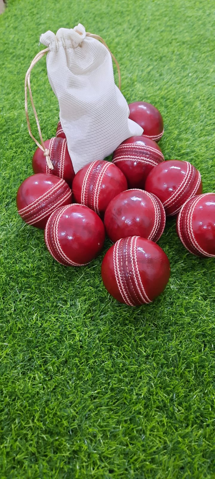 Shrinika Match Pro – 40 Over Leather Ball - Set of 6 Pc - Shrinika Sports