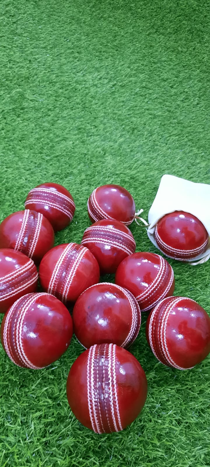 Shrinika Match Pro – 40 Over Leather Ball - Set of 6 Pc - Shrinika Sports