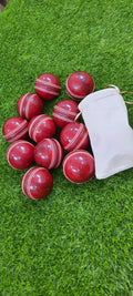 Shrinika Match Pro – 40 Over Leather Ball - Set of 6 Pc - Shrinika Sports