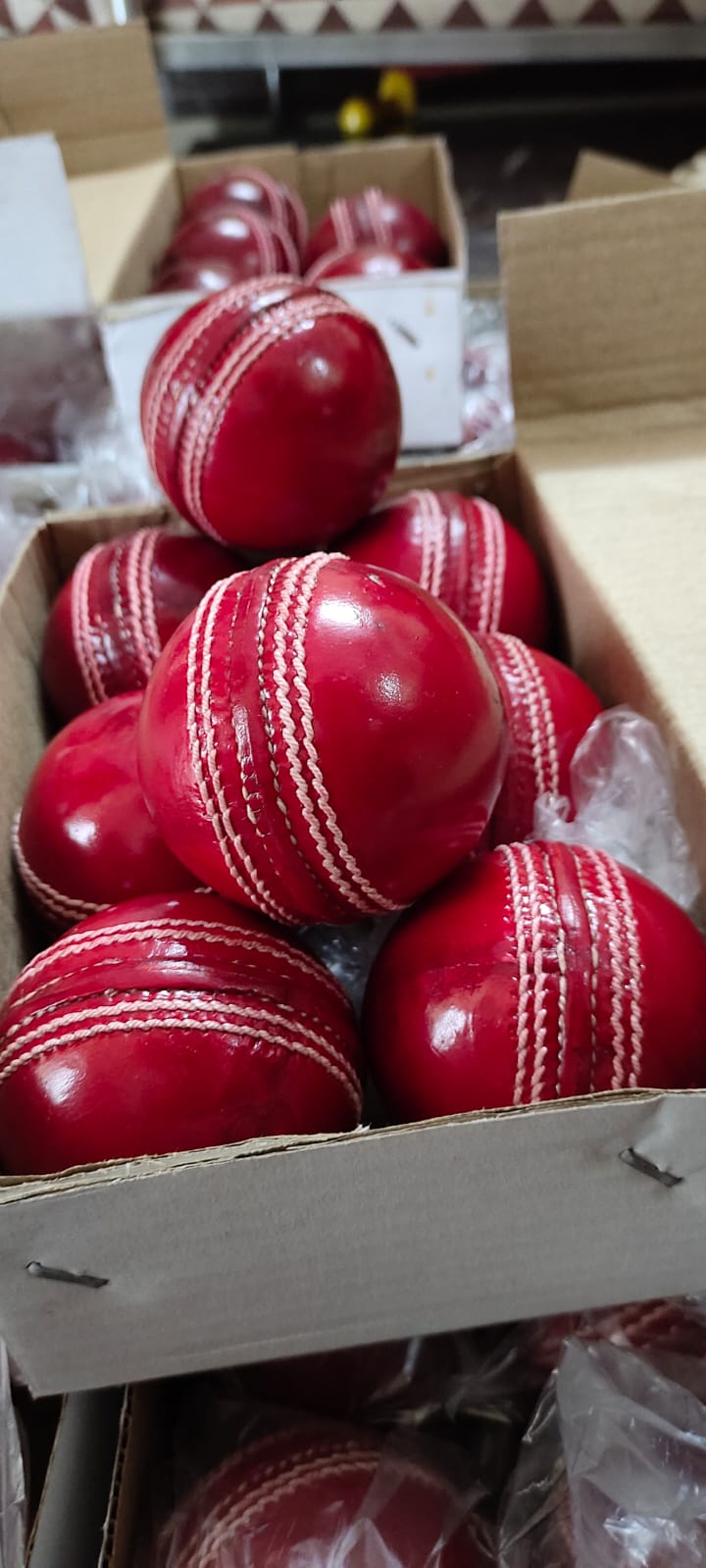 Shrinika Practice Ball – 20 Over Durable Leather Ball - Set of 6 Pc - Shrinika Sports