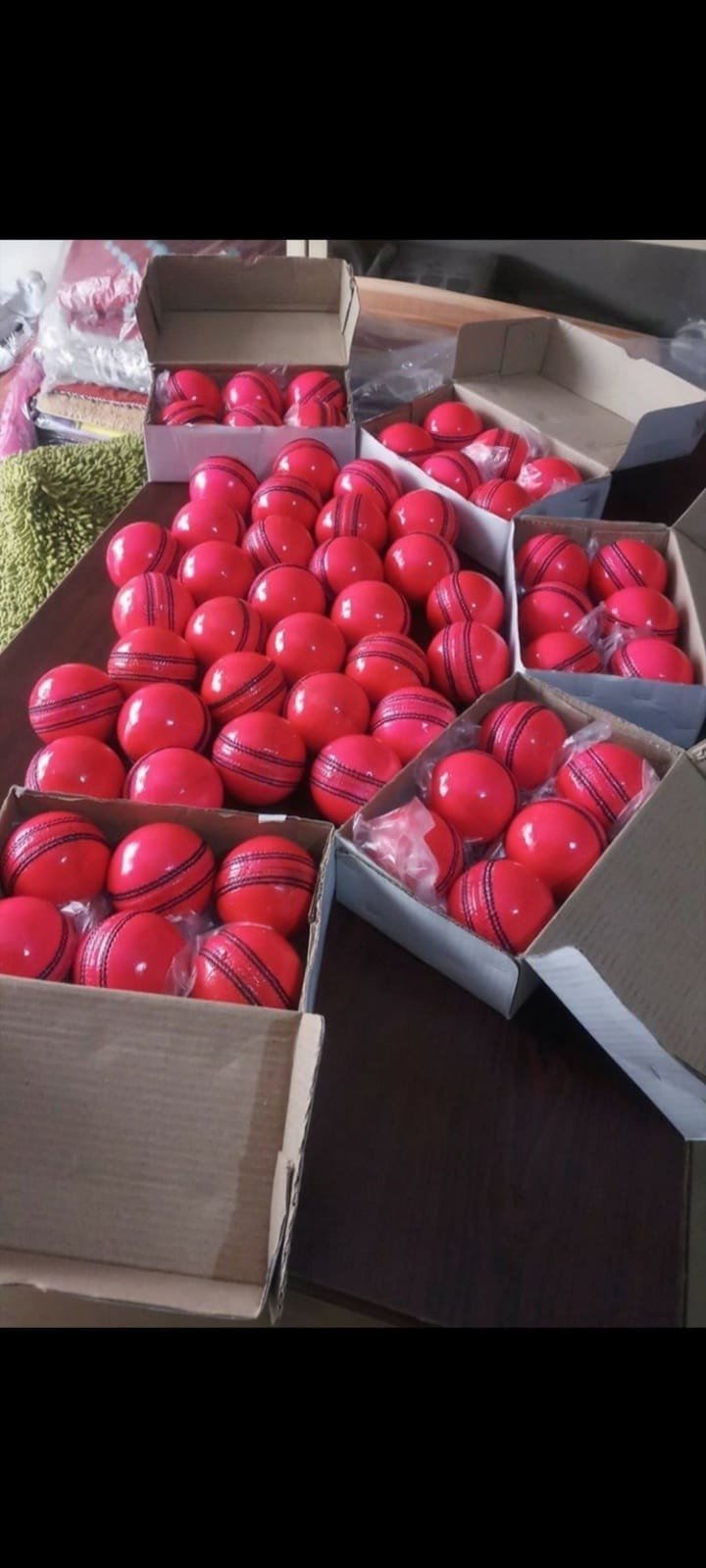 Shrinika Practice Ball – 20 Over Durable Leather Ball - Set of 6 Pc - Shrinika Sports